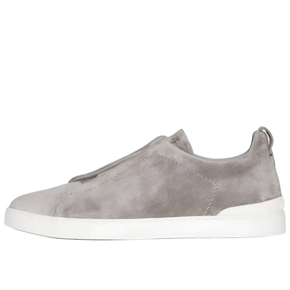 ZEGNA Triple Stitch suede sneakers