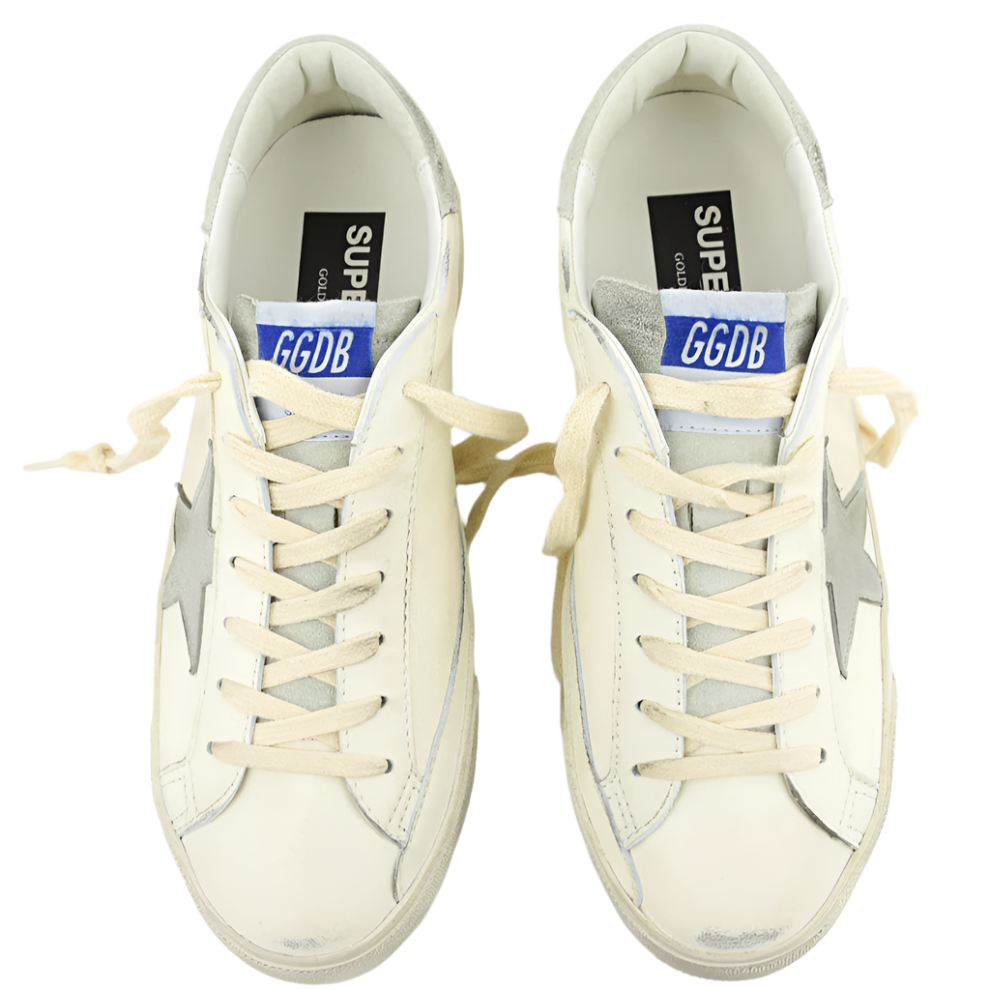 GOLDEN GOOSE SUPER STAR WHITE ICE GREY