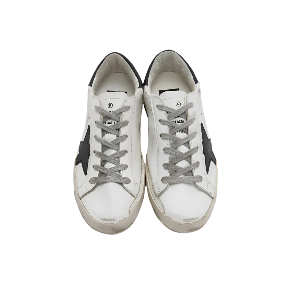 GOLDEN GOOSE White & Black Super-Star Classic