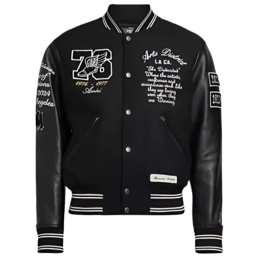 Amiri Varsity Jacket Black
