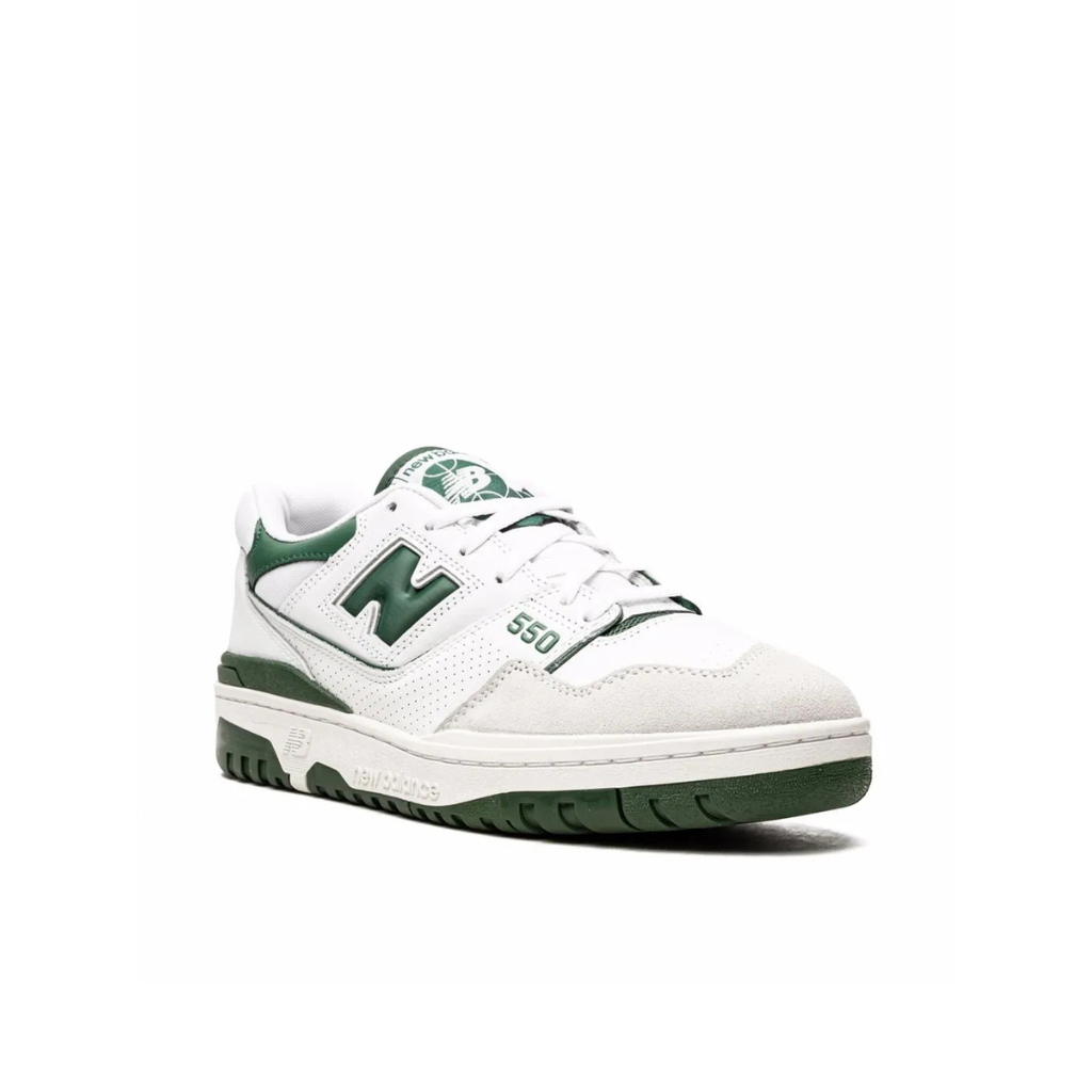 New Balance 550 Green and White